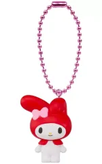 【中古】食玩 キーホルダー 3.マイメロディ 「サンリオキャラクターズ マスコット＆グミ」