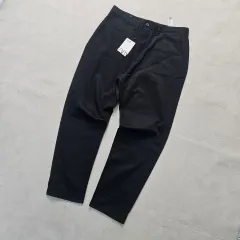 42 新品 ザラ ブラック コットン パンツ 0330Y