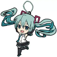 【中古】キーホルダー・マスコット(キャラクター) 初音ミク V4X 「初音ミク ねんどろいどぷらす ラバーキーチェーン」