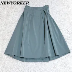 【美品】 NEWYORKER ロングスカート 64-91 パステルブルーのサムネイル