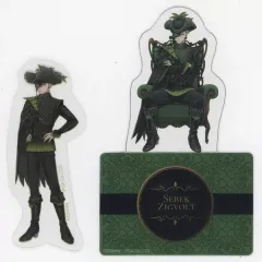 【中古】グッズセット セベク・ジグボルト 「ディズニー ツイステッドワンダーランド クリアステッカー＆クリアスタンドカード [Halloween Ver.2024]」