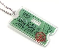 【中古】キーホルダー・マスコット(男性) 浦田直也(チケット型) え～パンダアクリルスタンドキーホルダー(グリーン) 「AAA C.A.L After Party 2018」