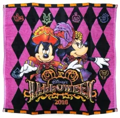 【中古】雑貨 ミッキー＆ミニー ウォッシュタオル 「ディズニー・ハロウィーン2016」 東京ディズニーシー限定