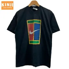【中古】　NIKE　Tシャツ　半袖　カットソー　トップス　クルーネック　コットン　プリント　ブランドロゴ　フロントプリント　ロゴT　白タグ　スポーツ　古着　/1103