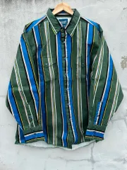 2XL-3XL Wrangler(ラングラー) ストライプ ウェスタン シャツ