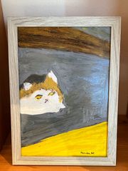 原画 「白い草原の秘宝」 アクリル画 キャンバス - メルカリ