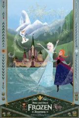 【中古】ポストカード アナ＆エルサ＆オラフ ポストカード 「アナと雪の女王 アナとエルサのフローズンジャーニー」 東京ディズニーシー限定 ファンタジースプリングスグッズ
