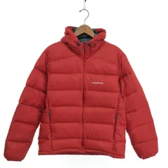 mont-bell モンベル ライトアルパインダウンパーカ サイズ:M ジップアップ/フード付き 1101430   オレンジ メンズ / 240001173901