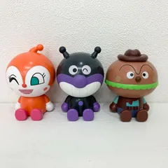 おっきなアンパンマンマスコット9  ハンバーガーキッド ばいきんまん ドキンちゃん 3体セット