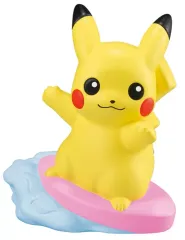 【中古】食玩 トレーディングフィギュア 2.なみのりピカチュウ（ピンクサーフボードver.） 「ポケモンキッズ 30周年スペシャル vol.1編」