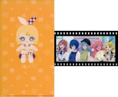 【中古】グッズセット ステージのセカイの鏡音リン チケットホルダー＆フィルム風カード 「はっぴーこれくしょんくじ 劇場版プロジェクトセカイ 壊れたセカイと歌えないミク B BOX」 C賞