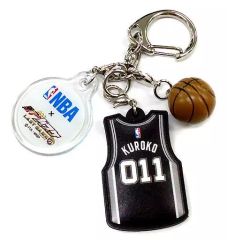 [중고] 키홀더 마스코트(캐릭터) 쿠로코 테츠야(SPURS) 유니폼형 키링 [극장판 쿠로코의 농구 LAST GAME×NBA]
