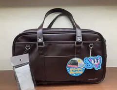 エンジェルブルー　 スクールバッグ AB001 ポーチ付き スクバ 肩掛け A4 通学バッグ 学生カバン 女子高生 高校生 入学 進学 可愛い