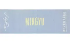 【中古】雑貨 ミンギュ タオル(フェイスサイズ) 「SEVENTEEN 2021 JAPAN SPECIAL FANMEETING ’HARE’」 第1弾グッズ