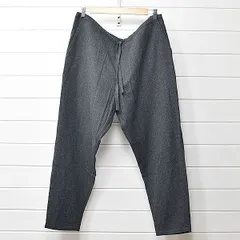 コモリ 強縮ウール テーパードパンツ 1 グレー comoli｜22c3112のサムネイル