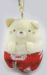 [중고] 잡화 고양이 (니트) 매달려 봉제 인형 [스미코 구라시]
