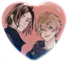 【中古】バッジ・ピンズ 望月うたイラスト 「Qpa LAND world caravan in アニメイト オンリーショップ トレーディングハート型ホロ缶バッジ Bグループ」