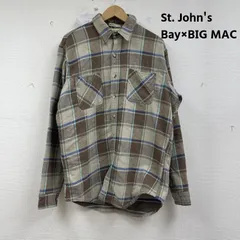 古着 St. John's Bay BIG MAC USA製  90s フランネル チェック シャツ メンズ L ISItems【USED】【古着】【中古】50155912