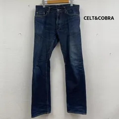 ケルトアンドコブラ J1-2 leather pocket straight denim pants japanese label デニム パンツ メンズ 31インチ ISItems【USED】【古着】【中古】50155932のサムネイル
