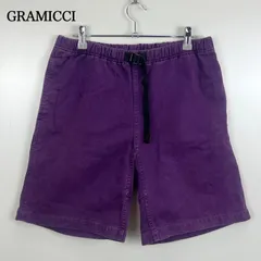 GRAMICCI purple climb shorts M グラミチ 後染め パープル 紫 クライムパンツ ショーツ ハーフパンツ 定番 アウトドア