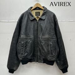 ⑩AVIREX【L】革ジャン 山羊革製◇ninjaTOPGUN◇MA-1ハーレー - メルカリ