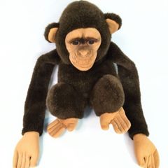 HANSA 希少！チンパンジーぬいぐるみ 座位 あなたを見つめる愛しい
