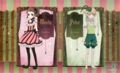 [중고]북 커버·북마크(캐릭터) 피터&웬디 [흑집사 Book of Circus 스톤 페이퍼 북 커버 컬렉션]