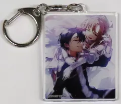 【中古】キーホルダー キリト＆アスナ ミニアクキー 「くじ引き堂 電撃文庫30周年記念 ソードアート・オンライン オンラインくじ」 C-4賞