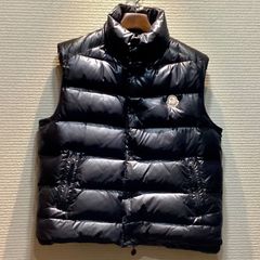 MONCLER モンクレール TIB ダウンベスト 黒ブラック 光沢 シャイニー