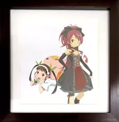 【中古】置物・装飾品 八九寺真宵＆佐倉杏子 ミニ額縁付アート 「一番くじVプレミアム シャフト40周年記念 法少女まどか☆マギカ×＜物語＞シリーズ MADOGATARI展」 2等