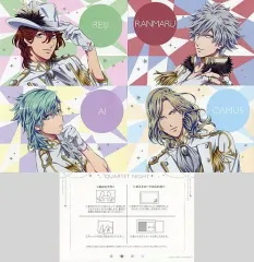 【中古】ポストカード(キャラクター) QUARTET NIGHT ポストカードフレーム付きポストカードセット 「うたの☆プリンスさまっ♪ マジLOVEレジェンドスター」 ローソン限定