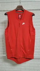 NIKEナイキ スポーツウェア オレンジCOLOR テックフリース メッシュ コクーン ベスト