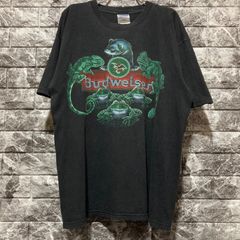 Budweiser カエルデザイン Tシャツ XL ダークグレー - メルカリ
