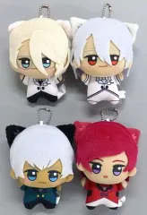 【中古】ぬいぐるみマスコット・ぬいぐるみバッジ 全4種セット ちびぐるみ～Cat Hero’s Mission!～vol.3 「エリオスライジングヒーローズ in ナンジャタウン」 ナムコ限定