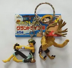 【中古】キーホルダー・マスコット(キャラクター) チョッパー＆ウソップ ツーピースキーホルダーグランドライン編 「ワンピース」