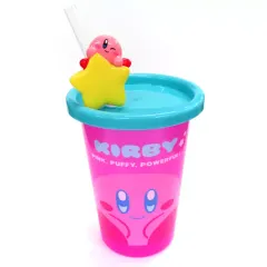 【中古】食器 カービィ(ピンク) ストローカップ 「サントリー×星のカービィ」 対象商品購入特典のサムネイル