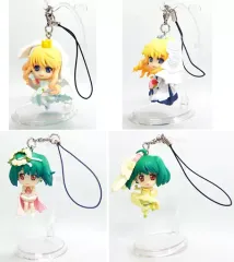 【中古】ストラップ(キャラクター) 全4種セット ストラップ 『マクロスF』 きゅんキャラアクセント 「一番くじプレミアム マクロスF～ラストフロンティア～」 G賞