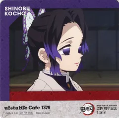 【中古】コースター 胡蝶しのぶ コースター 「劇場版 鬼滅の刃 無限列車編 上映四周年記念 炎柱・煉獄杏寿郎カフェ×ufotable Cafe×マチ★アソビCAFE×ufotable DINING×ufotable CINEMA」 対象ドリンク注文特典 後半