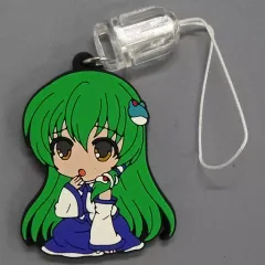 【中古】ストラップ(キャラクター) 東風谷早苗 ver.3 ねんどろいどぷらす ラバーストラップ 第六章 「東方Project」