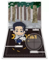 【中古】アクリルスタンド・アクリルパネル 尾形百之助 アクリルジオラマスタンド 「ゴールデンカムイ」