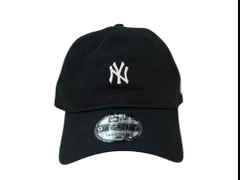 NEWERA (ニューエラ) 9TWENTY ミニロゴ MLB ニューヨーク ヤンキース YANKEES ベースボールキャップ 60675528 F ブラック×ホワイト メンズ/199