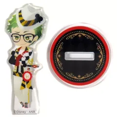【中古】アクリルスタンド・アクリルパネル トレイ・クローバー 「ディズニー ツイステッドワンダーランド ミニアクリルスタンドコレクション vol.6(寮服ver.)」