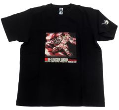 [중고] T 셔츠 RX-0 유니콘 건담 UT 그래픽 T 셔츠 블랙 M 사이즈 [기동 전사 건담 건프라 40 주년 × 유니클로]