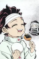 【中古】ポストカード [単品] 竈門炭治郎＆隠(グレー) 幕間画ポストカード 「鬼滅の刃 全集中展 刀鍛冶の里編・柱稽古編」