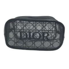 Christian Dior クリスチャンディオール ポーチ/レディ  ノベルティ/メッシュ    ブラック レディース / 240001197047