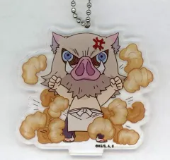 【中古】雑貨 嘴平伊之助 「鬼滅の刃×CharaDri!! ミニキャラアクリルキーホルダー」