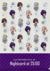 【中古】クリアファイル 25時、ナイトコードで。 A4ミニキャラクリアファイル 「プロジェクトセカイ COLORFUL LIVE 2nd - Will -」