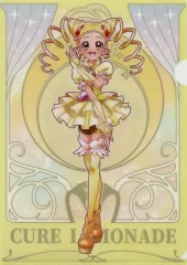 【中古】クリアファイル キュアレモネード 「フラットガシャポン プリキュアオールスターズ A4クリアファイルコレクション ～20th Memorial～vol.2」