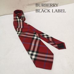 極美品✨】BURBERRY／BLACKLABEL／ネクタイ／チェック／ボルドー