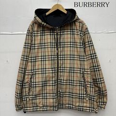 ☆定価19万☆BURBERRY 青 チェック柄 フリースパーカー 現行タグ 希少